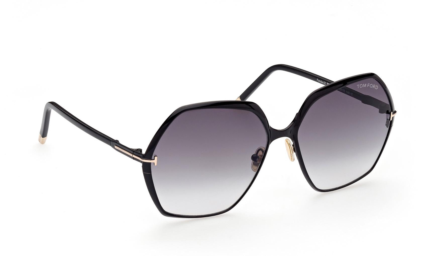 Tom Ford Fonda-02 Sunglasses FT0912 01B