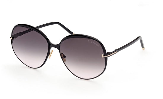 Load image into Gallery viewer, Tom Ford Yvette-02 Sunglasses FT0913 01B
