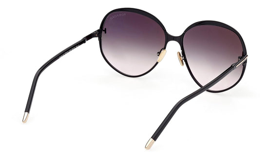 Load image into Gallery viewer, Tom Ford Yvette-02 Sunglasses FT0913 01B
