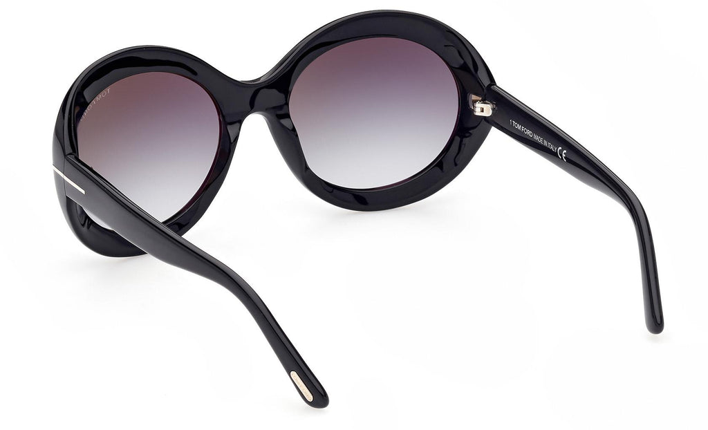 TOM FORD LIYA 02 FT0918 01B BLACK/GREY SUNGLASSES Sunglasses | Liya-02 FT0918 01B Black Sunglasses | Tom Ford main image 4