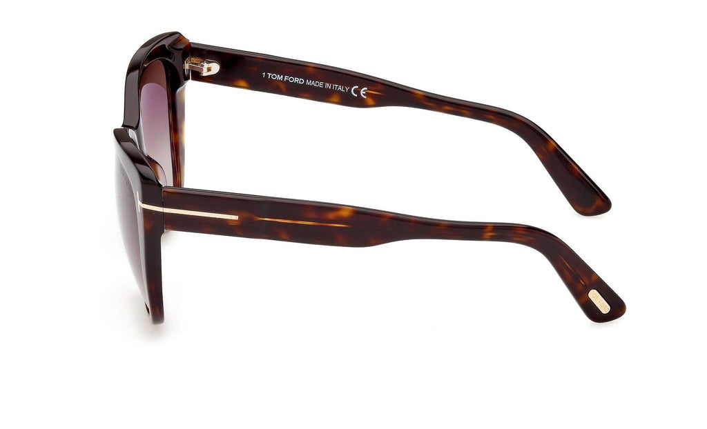 Tom Ford Nora FT0937 52K Sunglasses Havana Cat Eye Frame, Roviex Lenses Tom Ford Nora FT0937 52K - Sunglasses for Woman – LookerOnline main image 4