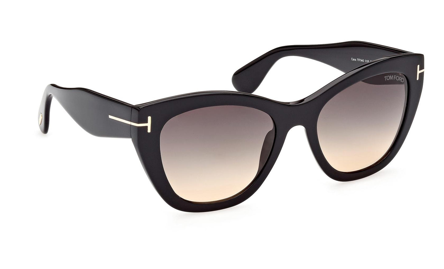 Load image into Gallery viewer, Tom Ford Cara Sunglasses FT0940 01B
