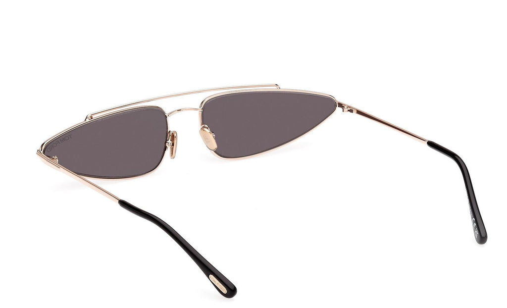 TOM FORD Cam TF979 28A Women\'s 65mm Cat Eye Sunglasses Rose Gold / Smoke - Italy Tom Ford Cat Eye Sunglasses Pink for Women for sale | eBay main image 2