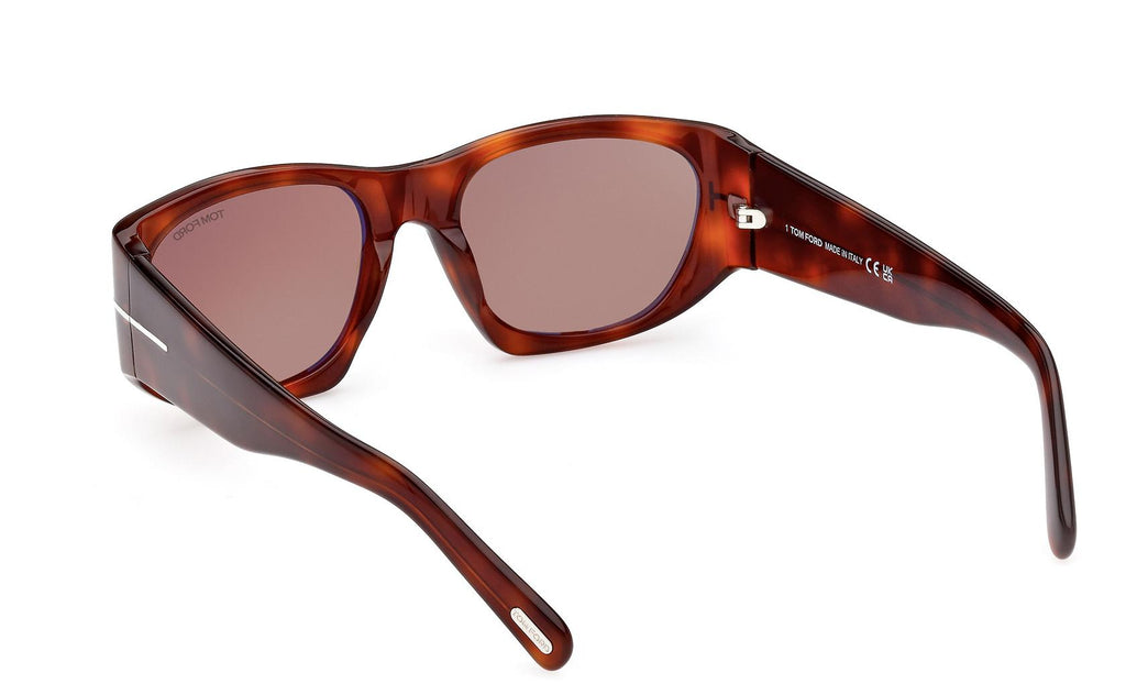 NEW Tom Ford Sunglasses FT0987 Tom Ford Rectangular Sunglasses TF987 Cyrille-02 01A Black  main image 2