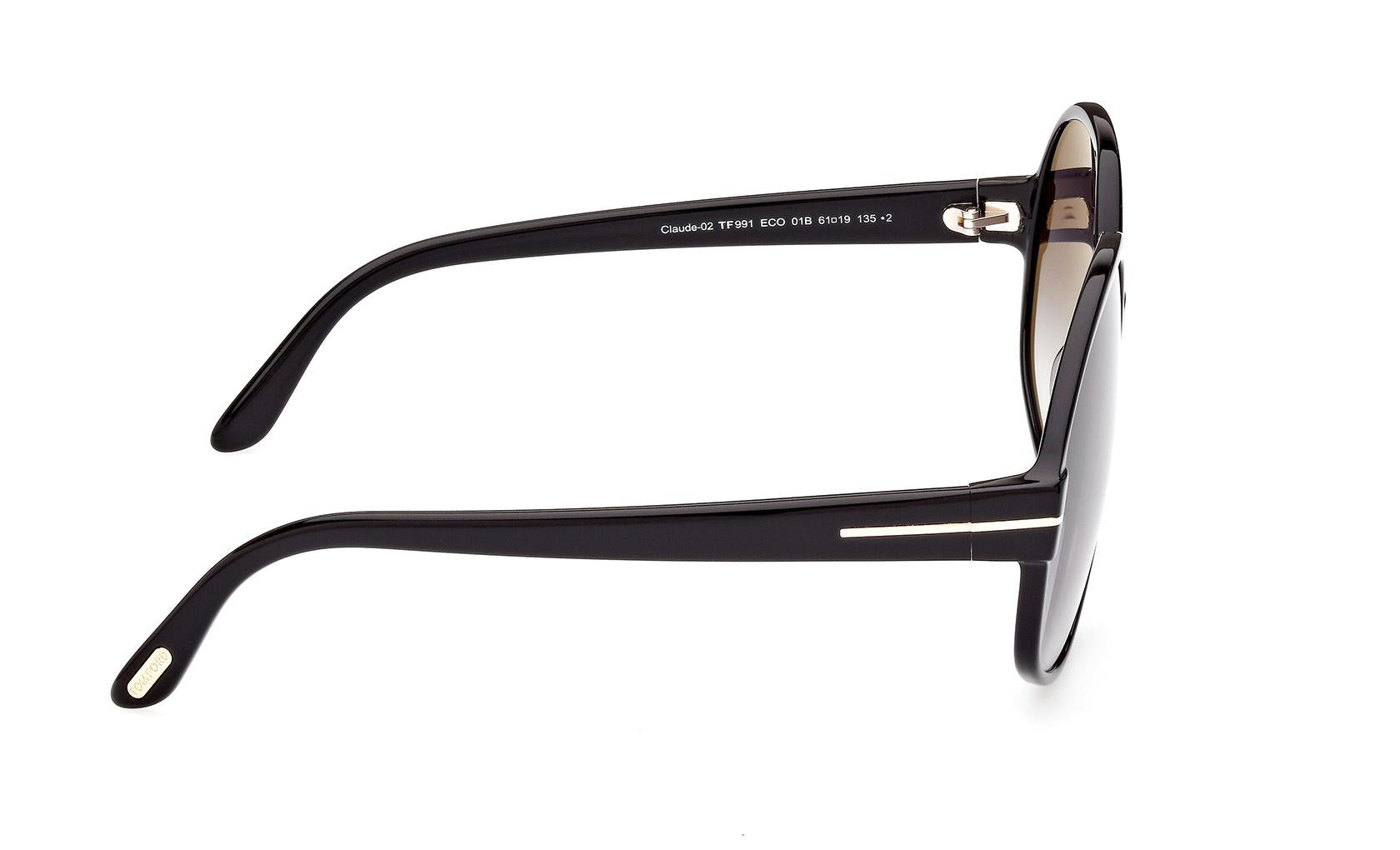 Tom Ford Claude-02 Sunglasses FT0991 01B