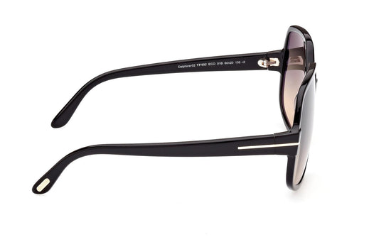 Tom Ford Delphine-02 Sunglasses FT0992 01B