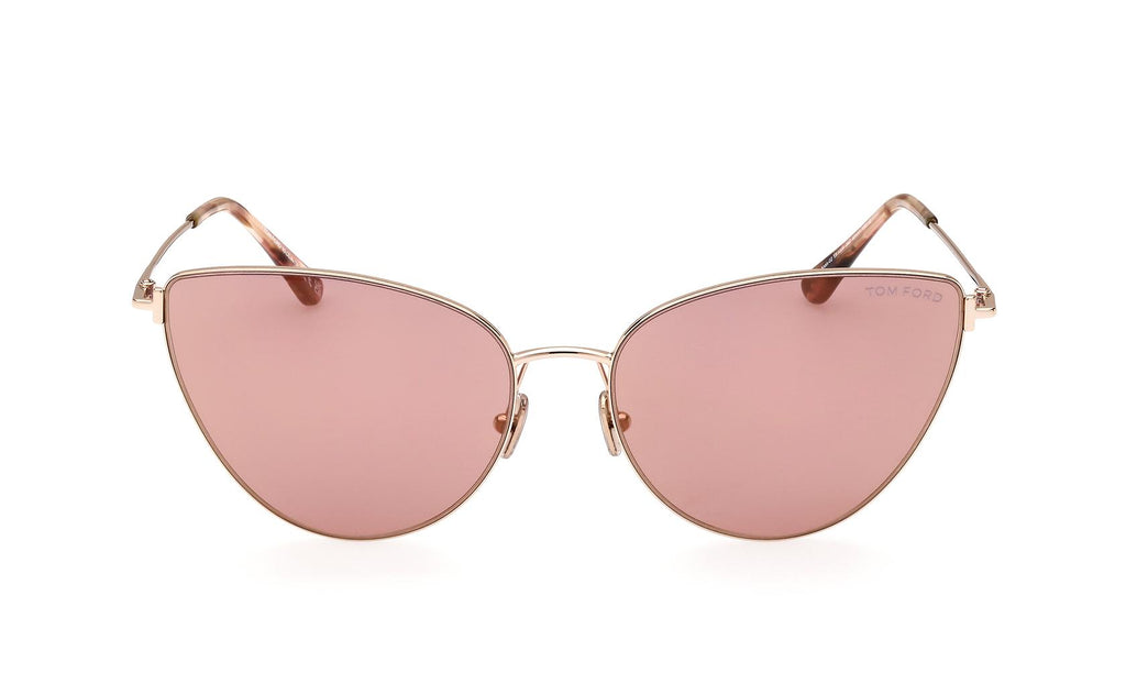 Brand new with case Tom Ford Sunglasses Anais Tom Ford Anais TF 125 83B Dark Blue Frame - Gradient Lens  main image 4