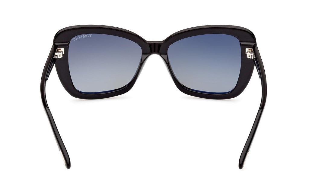 Tom Ford FT1008 01B Maeve Butterfly Sunglasses - Black/Smoke Tom Ford® FT1008 Maeve Butterfly Sunglasses - EuroOptica main image 2
