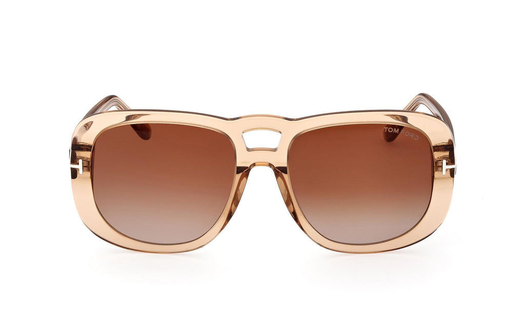 NEW TOM FORD TF1012 45F WOMEN SUNGLASSES TOM FORD BILLIE FT1012 45F EYEWEAR NEW FT1012/S 45F TOM FORD BILLIE TF1012 45F WOMEN BROWN  main image 2