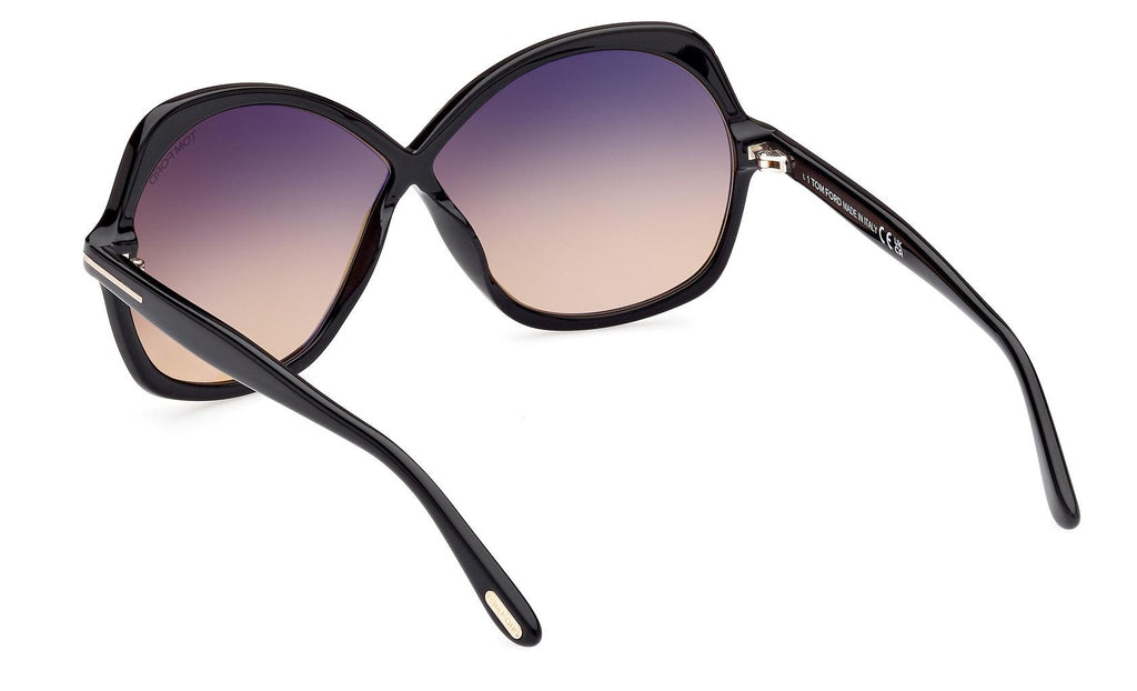 Tom Ford Rosemin FT1013 01B - Sunglasses for Woman  display picture 2