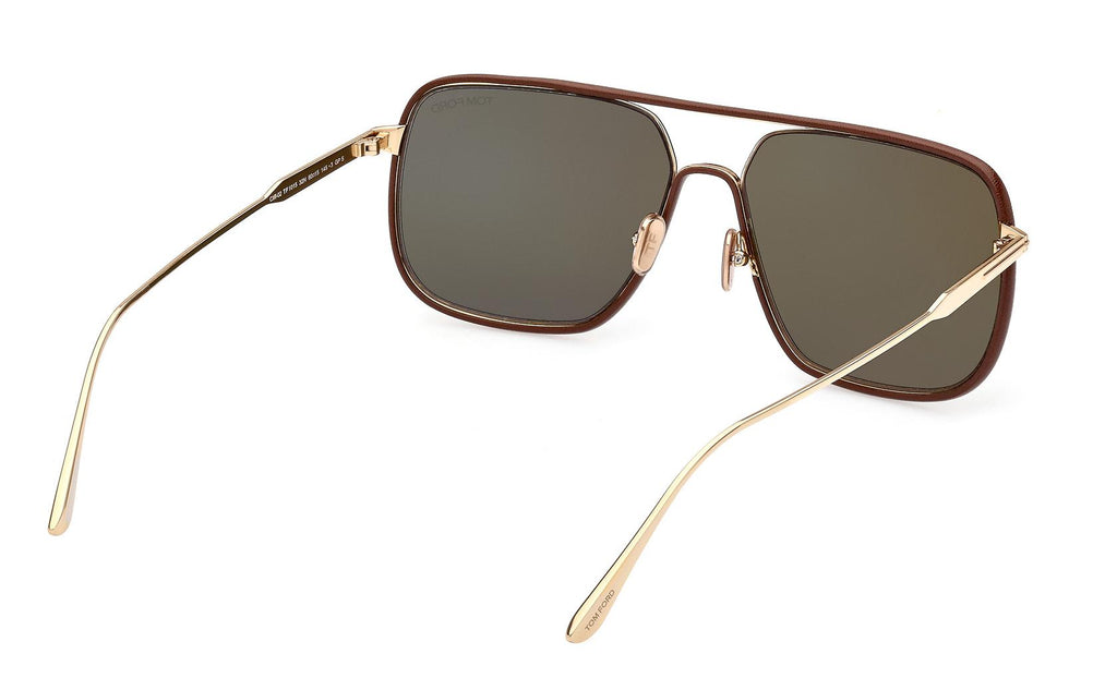 Tom Ford Cliff Aviator Sunglasses Buy Tom Ford Aviator Sunglasses TF450 Cliff 02N Matte Black  main image 3