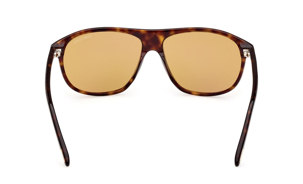 NWT Tom Ford FT1027-52E Sunglasses Tom Ford FT1027 52E Prescott Sunglasses Havana Square Frame  main image 3