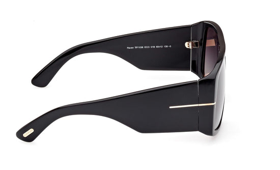 Tom Ford Raven Sunglasses FT1036 01B