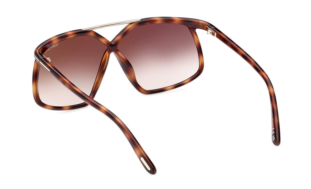 TOM FORD MERYL HAVANA SUNGLASSES TF1038 Tom Ford Icon Sunglasses FT1200 52E Dark Havana - eye-oo.com main image 4