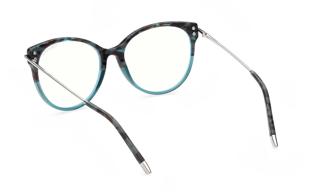 Tom Ford EYEGLASSES TF5770B-056-54 New with case TOM FORD FT5709 B 056 Havana Clear Plastic blue filter 54 mm  main image 3