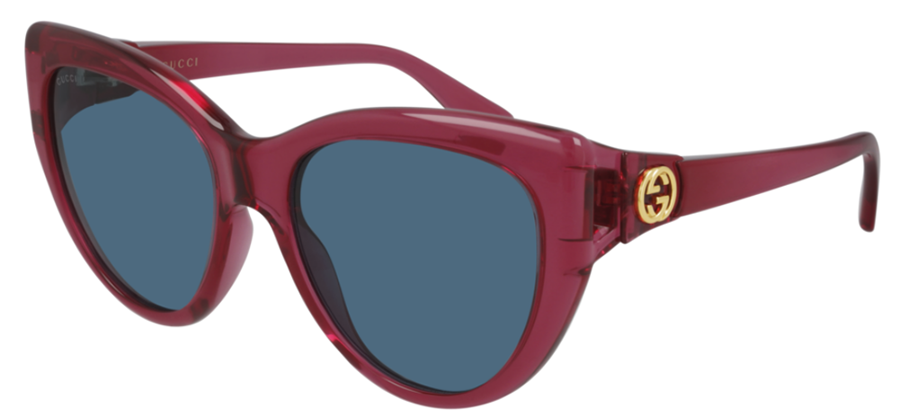 Gucci GG0877S 004 Red Sunglasses for Woman | LookerOnline