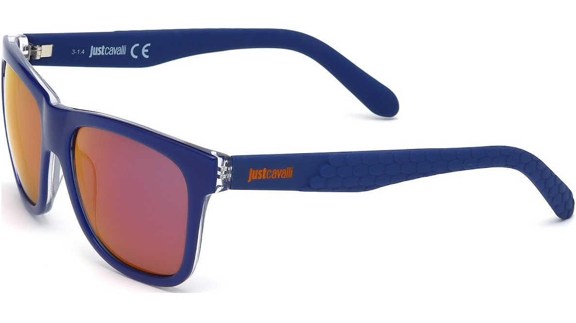 Just Cavalli JC648S 92L Blue – Orange Mirror