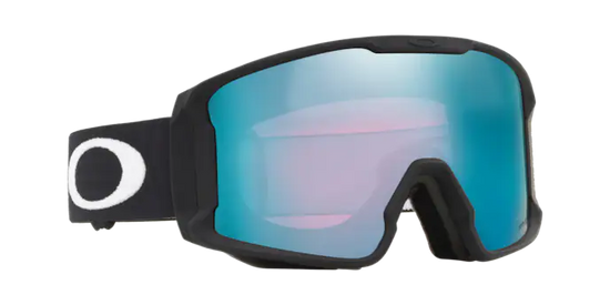 Oakley OO7093 LINE MINER M 709303 - NERO OPACO - Prizm Snow Sapphire Iridium 