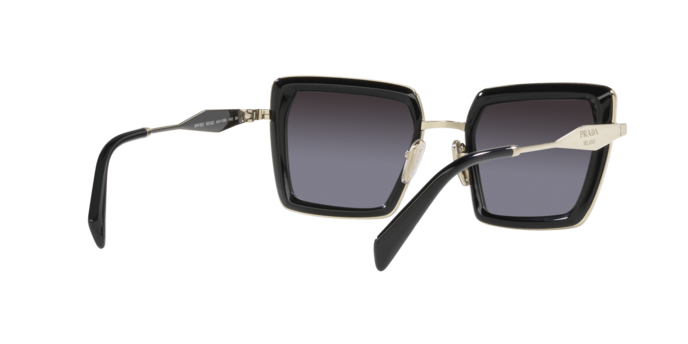 Prada PR 55ZS AAV09S Sunglasses Black/Gold