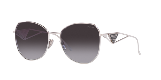 Prada sales sunglasses silver