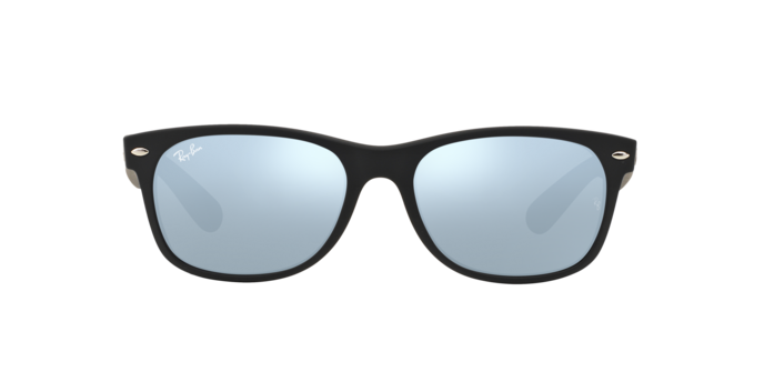 Ray-Ban New Wayfarer RB2132 622/30 Rubber Black Sunglasses for Men