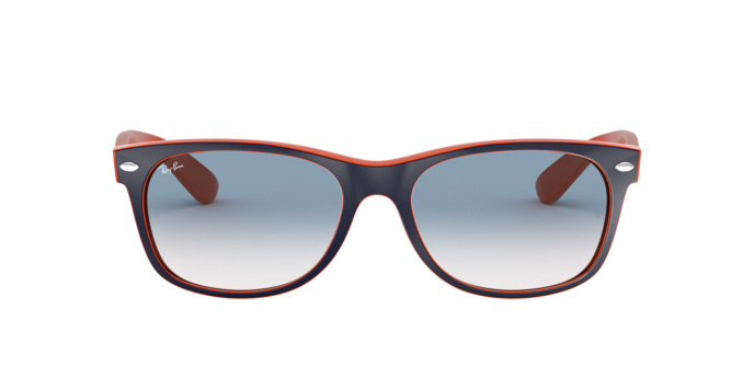 Ray Ban Sunglasses RB2132 New Wayfarer Blue Orange