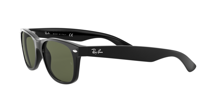 Ray-Ban New Wayfarer RB2132 901 Black Sunglasses for Men and Women