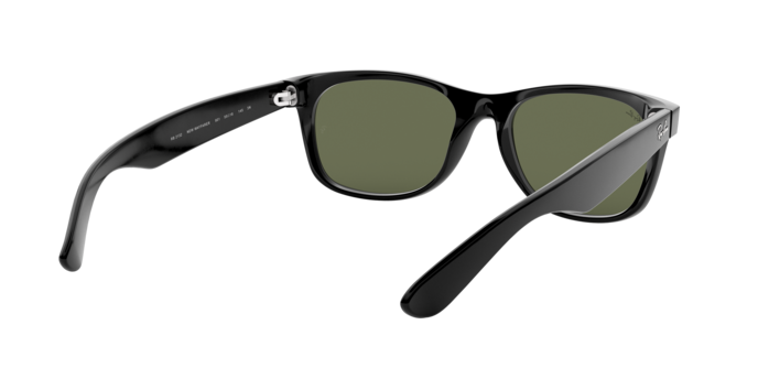 Ray-Ban New Wayfarer RB2132 901 Black Sunglasses for Men and Women