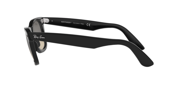 小物 Ray-Ban WAYFARER RB2140-F 901/32 Ray-Ban Wayfarer RB2140 901/32 Black Sunglasses for Men and Women