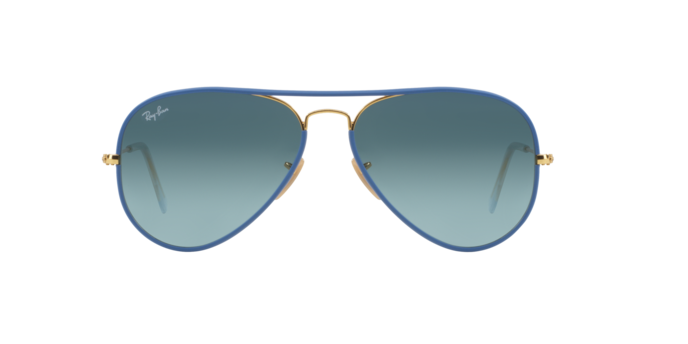 Ray-Ban RB3025JM AVIATOR FULL COLOR 001/4M - BLEU CLAIR - Bleu Dégradé