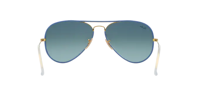 Ray-Ban RB3025JM AVIATOR FULL COLOR 001/4M - BLEU CLAIR - Bleu Dégradé