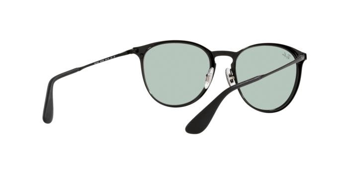Ray-Ban Erika Metal RB3539 002/Q5 Black Sunglasses for Woman