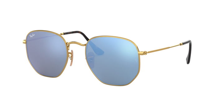 Ray-Ban Hexagonal Sunglasses RB3548N 001/9O