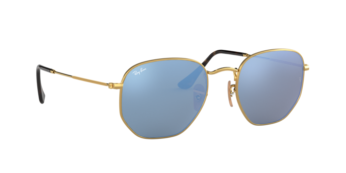 Ray-Ban Hexagonal Sunglasses RB3548N 001/9O