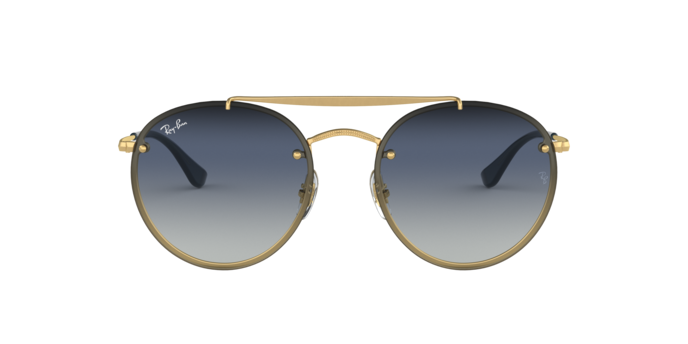 Ray-Ban Blaze Round Doublebridge Sunglasses RB3614N 91400S