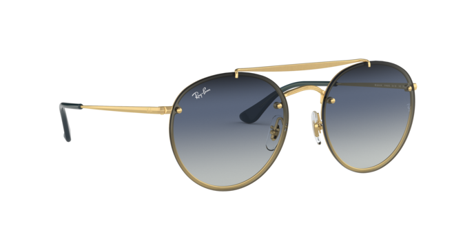 Ray-Ban Blaze Round Doublebridge Sunglasses RB3614N 91400S