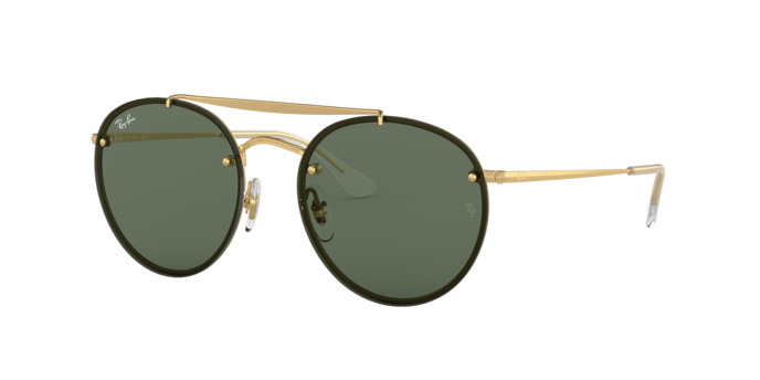 Ray-Ban Blaze Round Doublebridge Sunglasses RB3614N 914071