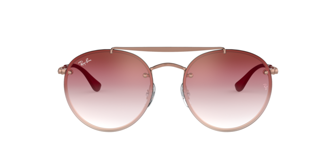 Ray-Ban Blaze Round Doublebridge Sunglasses RB3614N 91410T