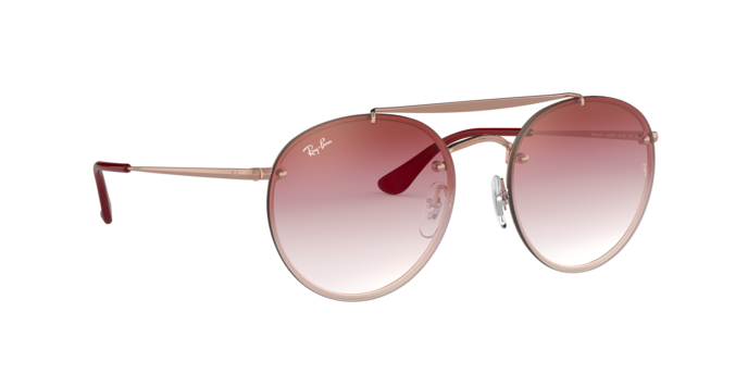 Ray-Ban Blaze Round Doublebridge Sunglasses RB3614N 91410T