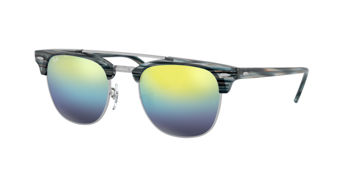 Ray-Ban Clubmaster Doublebridge Sunglasses RB3816 1239I2