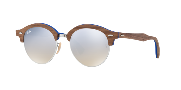 Ray-Ban Clubround Wood Sunglasses RB4246M 12179U
