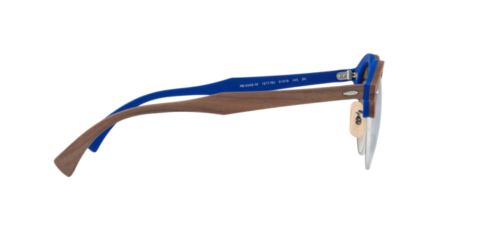 Ray-Ban Clubround Wood Sunglasses RB4246M 12179U