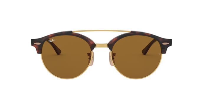 Ray-Ban Clubround Doublebridge Sunglasses RB4346 990/33