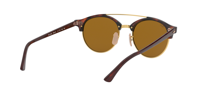 Ray-Ban Clubround Doublebridge Sunglasses RB4346 990/33
