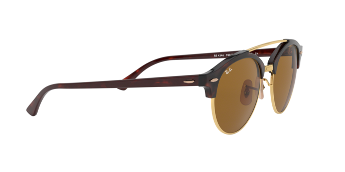 Ray-Ban Clubround Doublebridge Sunglasses RB4346 990/33