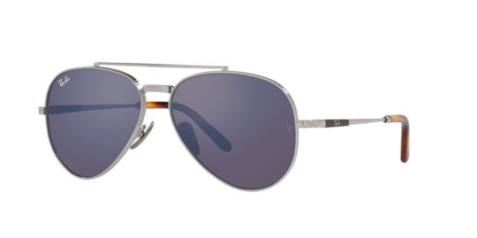 Ray-Ban Aviator Titanium Sunglasses RB8225 3139O4