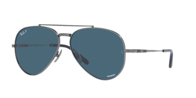 Ray-Ban Aviator Titanium Sunglasses RB8225 3142S2