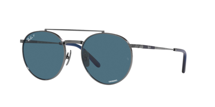 Ray-Ban Round Ii Titanium Sunglasses RB8237 3142S2