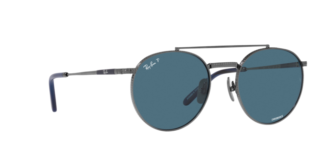 Ray-Ban Round Ii Titanium Sunglasses RB8237 3142S2