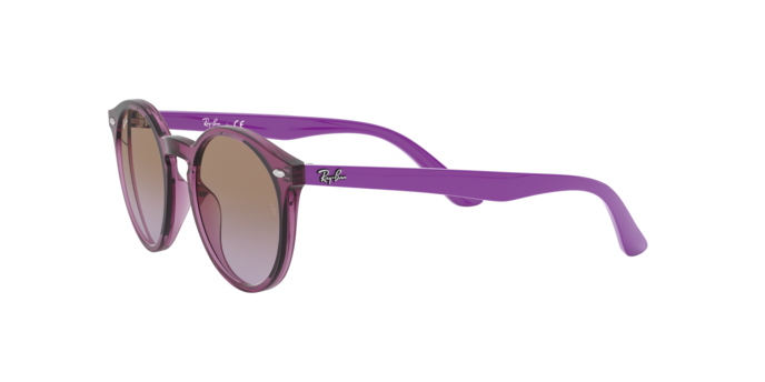 Ray-Ban RJ9064S 706468 - FUXIA TRASPARENTE - Marrone sfumato viola